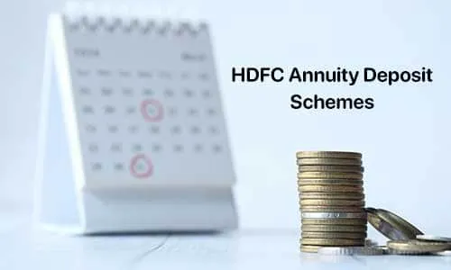 HDFC Annuity Deposit Schemes