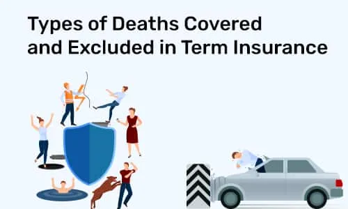 Types of Deaths Covered and Excluded in Term Insurance